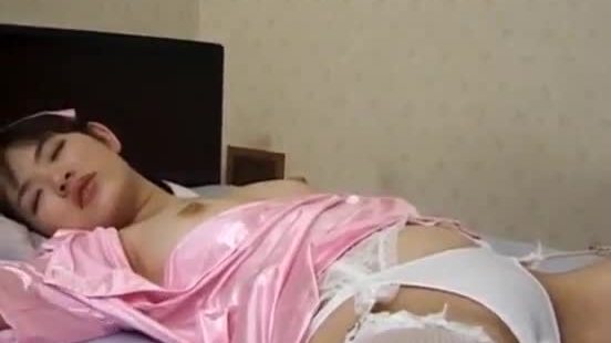 Takako nurse in stockings gets orgasms